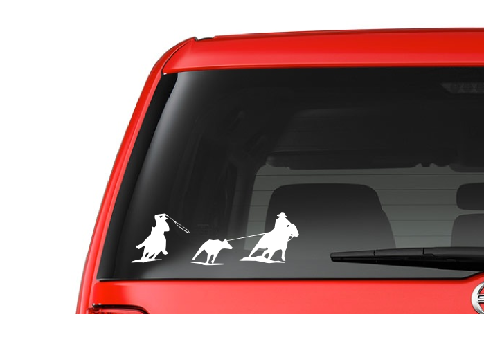Cowgirl Leaning (W7) Vinyl Decal Sticker Car/Truck Laptop/Netbook...