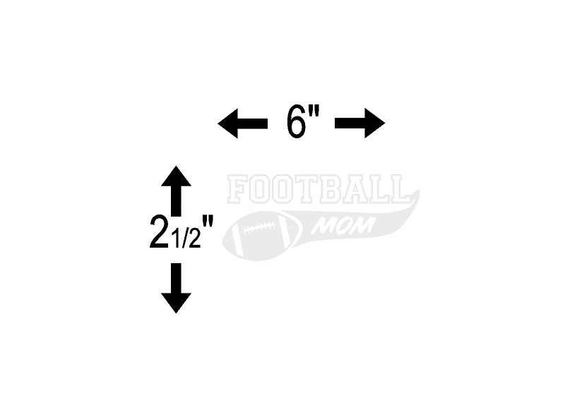 Football Mom (M32) Cheerleader Vinyl Decal Sticker | Waterproof | Easy to Apply by CustomDecal US