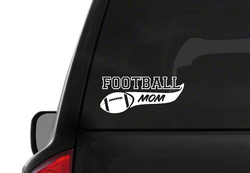 Football Mom (M32) Cheerleader Vinyl Decal Sticker | Waterproof | Easy to Apply by CustomDecal US