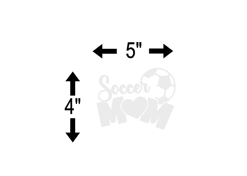 Soccer Mom (M34) Soccer Vinyl Decal Sticker | Waterproof | Easy to Apply by CustomDecal US