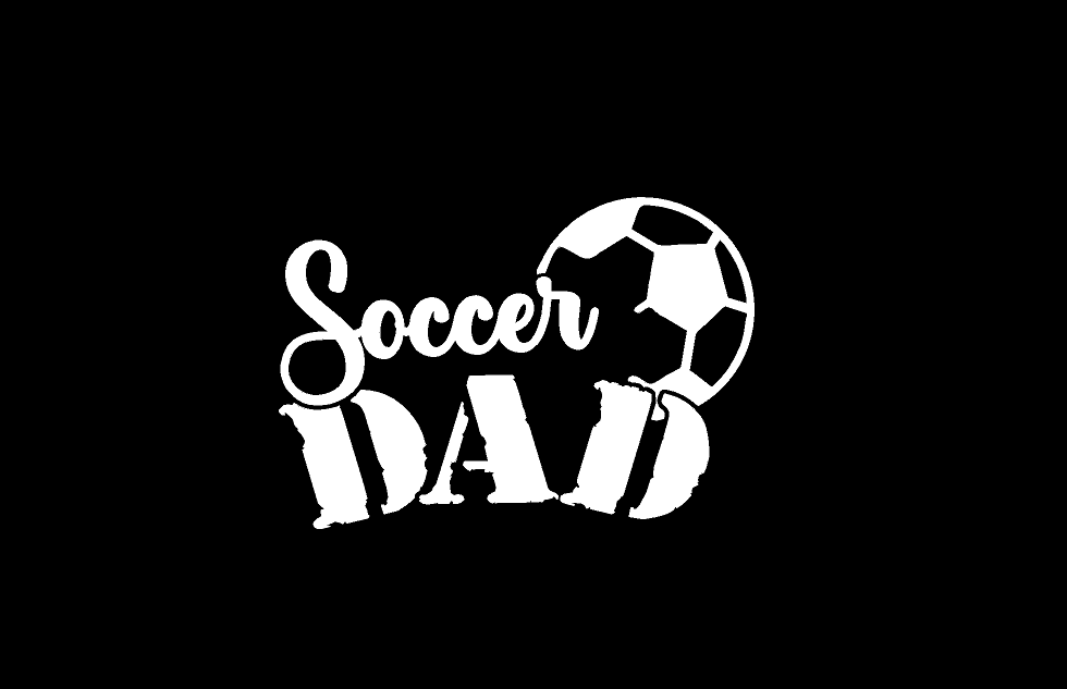 Soccer Dad (M35) Soccer Vinyl Decal Sticker | Waterproof | Easy to Apply by CustomDecal US