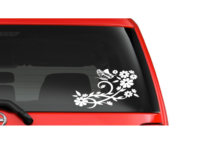 Butterfly (T7) Vinyl Decal Sticker Car/Truck Laptop/Netbook Window
