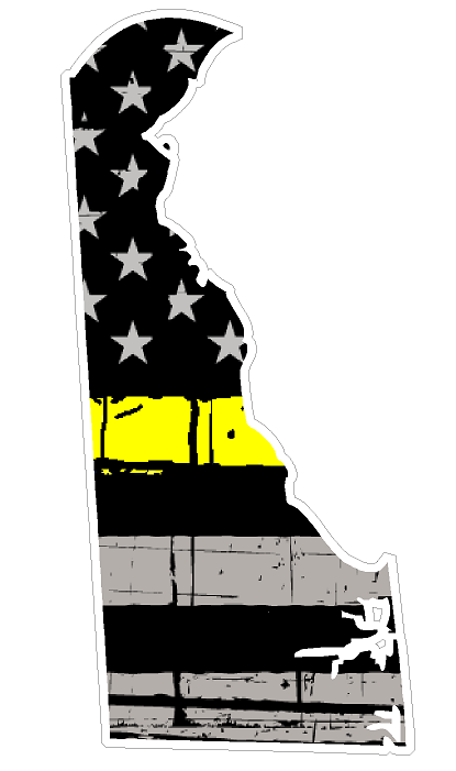 Connecticut State (E9) Thin Yellow Line Dispatch Vinyl Decal Sticker Car/Truck Laptop/Netbook Window