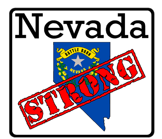 Nevada State (K29) Strong Flag Vinyl Decal Sticker Car/Truck Laptop Window