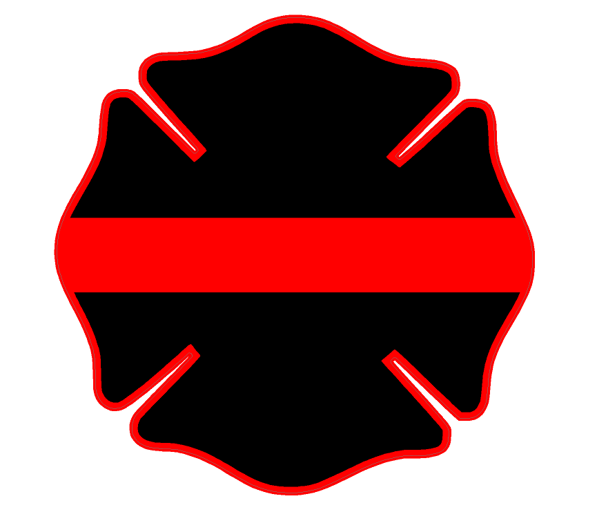 Fire Deparment Logo (T23) 4" Firefighter Vinyl Decal Sticker Car Window