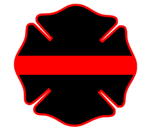 Fire Deparment Logo (T23) 4" Firefighter Vinyl Decal Sticker Car Window