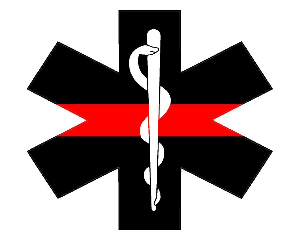 Fire Deparment Logo (T25) EMS 4" Firefighter Vinyl Decal Sticker Car Window