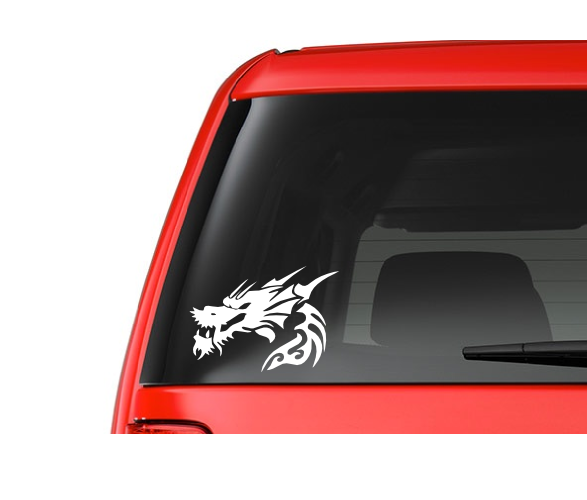 Dragon Head (F7) Vinyl Decal Sticker Car/Truck Laptop/Netbook Window