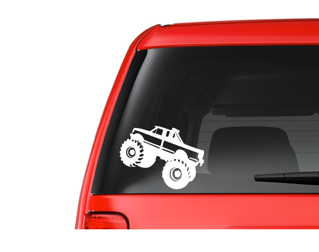 Monster Truck (M10) Vinyl Decal Sticker Car/Truck Laptop/Netbook Window