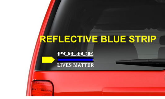 Police Lives Matter (M17) Thin Blue Line Cop Police Sheriff Trooper Vinyl Decal Sticker Car Window