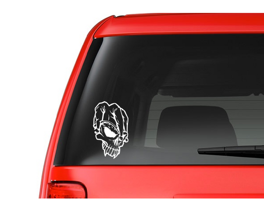 Joker Skull (S9) Vinyl Decal Sticker Car/Truck Laptop/Netbook Window