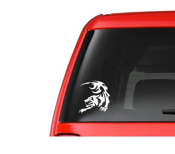 Tribal Wolf (A11) Vinyl Decal Sticker Car/Truck Laptop/Netbook Window