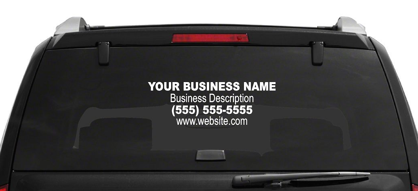 Custom Business Large Personalized Name Vinyl Decal Sticker | Fade-Resistant Waterproof Decorative Text | Easy to Apply on Car Truck, Boat, Trailer Window or Bumper | 29 Fonts & 11 Colors | by CustomDecal US (22 inch)