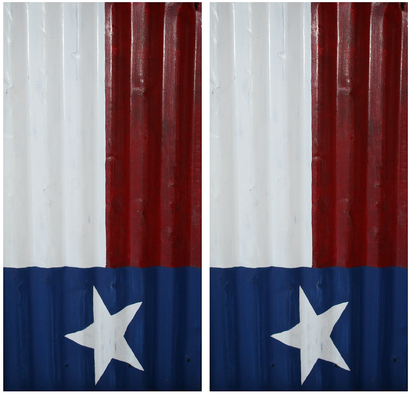 Texas Flag (CH22) Corrugated Set of 2 Cornhole Board Wraps Vinyl Decal Skins | Waterproof | Easy to Apply | Rapid Air Release by CustomDecal US