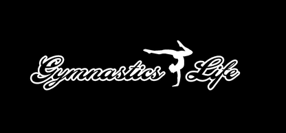 Gymnastics Life (L3) Cheerleader Vinyl Decal Sticker | Waterproof | Easy to Apply by CustomDecal US