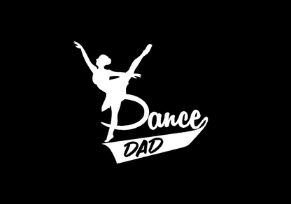 Dance Dad (M30) Cheerleader Vinyl Decal Sticker | Waterproof | Easy to Apply by CustomDecal US