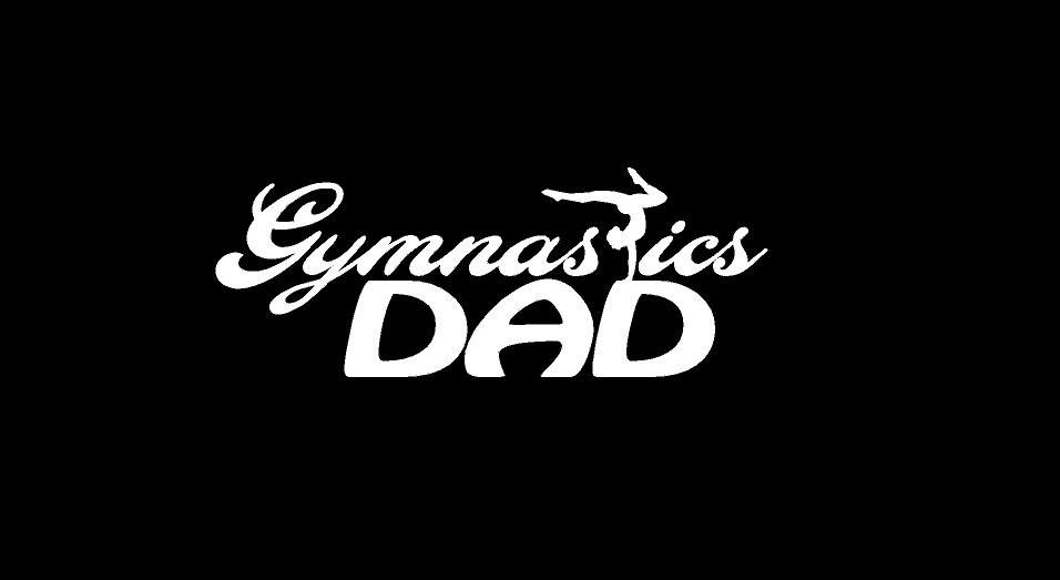 Gymanstics Dad (M51) Cheerleader Vinyl Decal Sticker | Waterproof | Easy to Apply by CustomDecal US