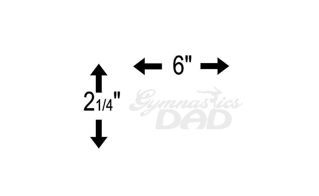 Gymanstics Dad (M51) Cheerleader Vinyl Decal Sticker | Waterproof | Easy to Apply by CustomDecal US