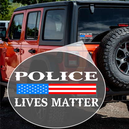Police Lives Matter (S10) Thin Blue Line Cop Police Sheriff Trooper Vinyl Decal Sticker Car USA Window