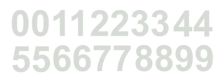 3" Inch Premium Reflective Mailbox Number Vinyl Decal Sticker Sheet (White)