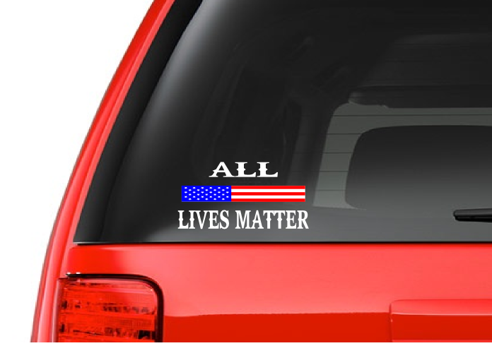 All Lives Matter (M39) USA Vinyl Sticker Car/Truck American Window Decal
