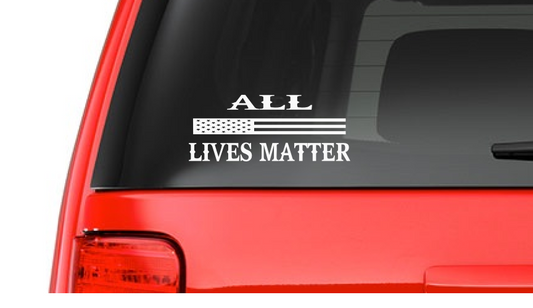 All Lives Matter (M42) USA Vinyl Sticker Car/Truck American Window Decal