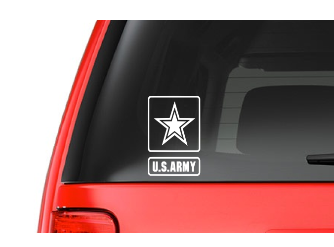 US Army Logo (M25) Vinyl Decal Sticker Car/Truck Laptop/Netbook Window
