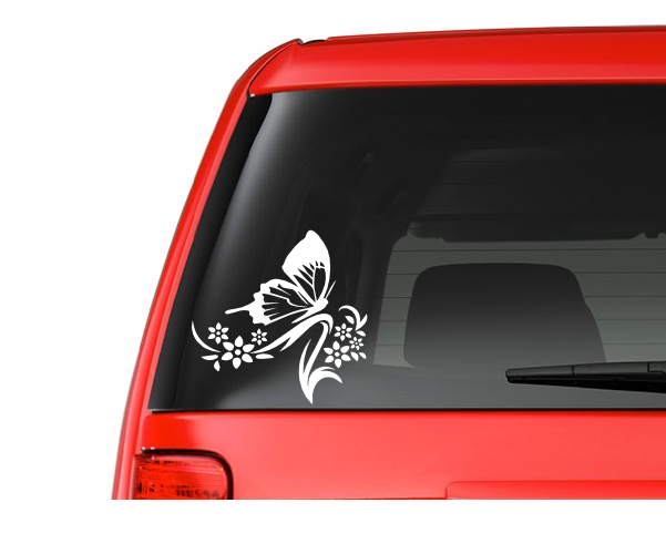 Butterfly (T4) Vinyl Decal Sticker Car/Truck Laptop/Netbook Window