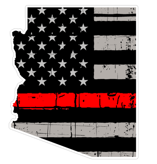 Arizona State (C5) Thin Red Line Vinyl Decal Sticker Car/Truck Laptop/Netbook Window