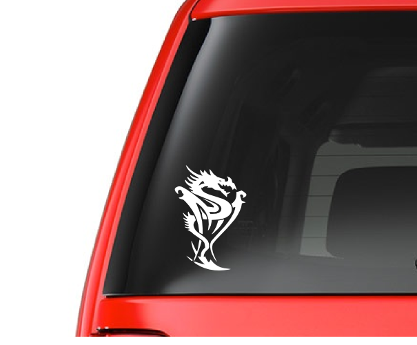 Dragon Folded Wings (F9) Decal Sticker Car/Truck Laptop/Netbook Window