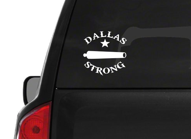 Dallas Strong Cannon (H2) Texas Support Vinyl Decal Sticker Car/Truck Laptop/Netbook Window