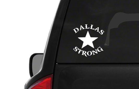 Dallas Strong Star (H3) Texas Support Vinyl Decal Sticker Car/Truck Laptop/Netbook Window