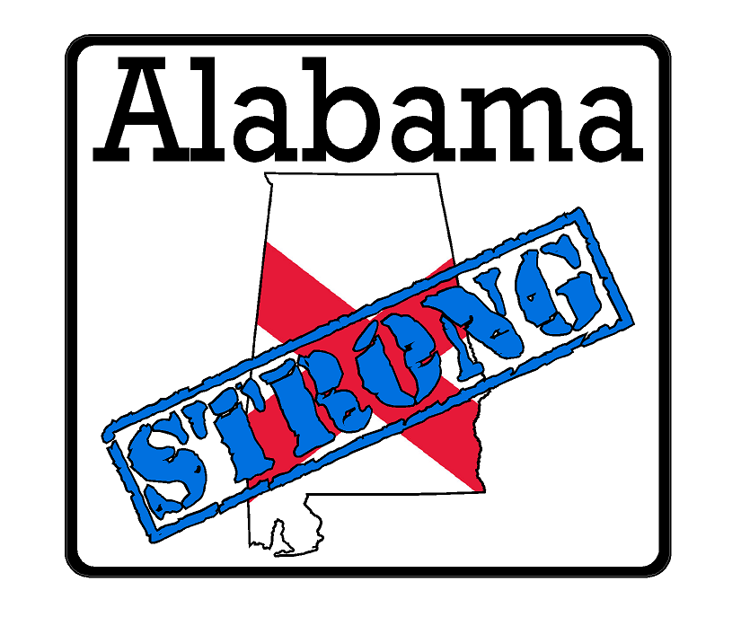 Alabama State (K3) Strong Vinyl Decal Sticker Car/Truck Laptop/Netbook Window