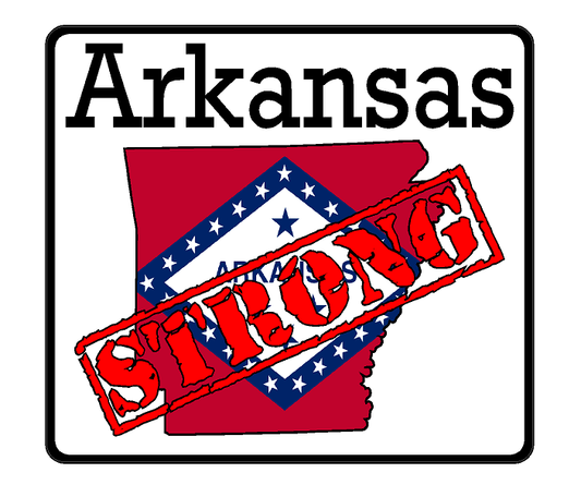 Arkansas State (K6) Strong Vinyl Decal Sticker Car/Truck Laptop/Netbook Window