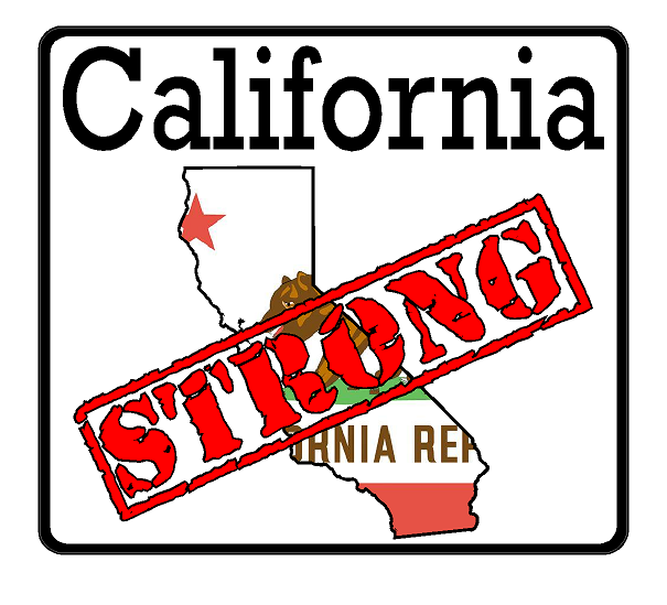 California State (K7) Strong Vinyl Decal Sticker Car/Truck Laptop/Netbook Window