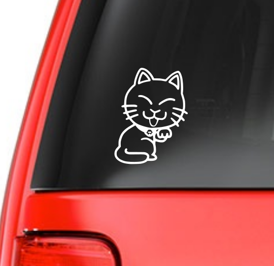 Cute Kitten (M4) Vinyl Decal Sticker Car/Truck Laptop/Netbook Window