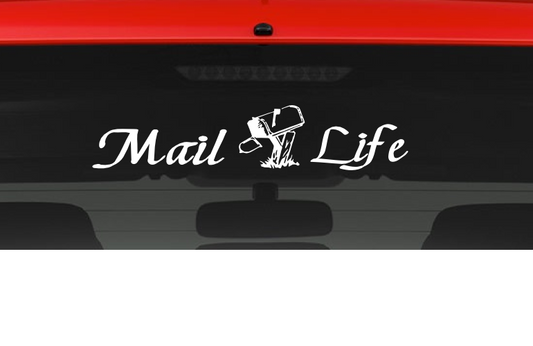 Mail Life (L13) Vinyl Decal Sticker Car/Truck Laptop/Netbook Window