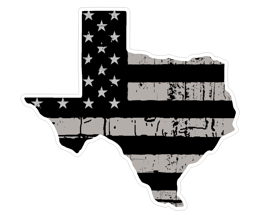 Texas State (N2) Distressed Flag Vinyl Decal Sticker Car/Truck Laptop/Netbook Window