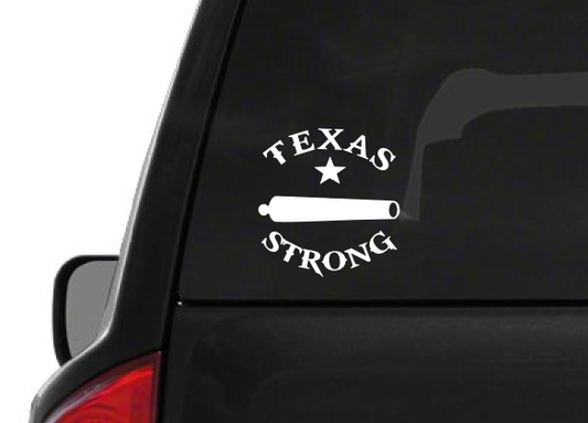 Texas Strong Cannon (T21) Dallas Support Vinyl Decal Sticker Car/Truck Laptop/Netbook Window