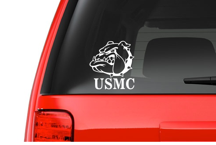 Marine Bulldog (M24) Vinyl Decal Sticker Car/Truck Laptop/Netbook Window