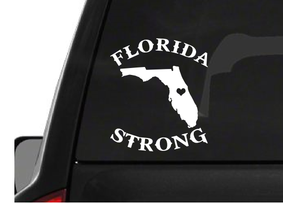 Florida Strong (W23) Vinyl Decal Sticker Car/Truck Laptop/Netbook Window