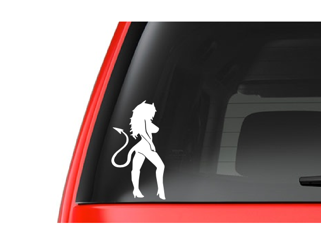Devil Woman (G5) Vinyl Decal Sticker Car/Truck Laptop/Netbook Window