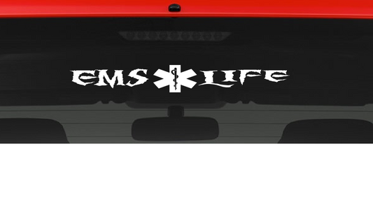 EMS Life (L10) Vinyl Decal Sticker Car/Truck Laptop/Netbook Window
