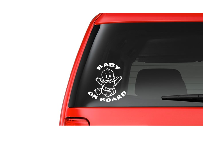 Baby on Board (M13) Vinyl Decal Sticker Car/Truck Laptop/Netbook Window