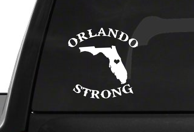 Orlando Strong Florida (M14) Vinyl Decal Sticker Car/Truck Laptop/Netbook Window