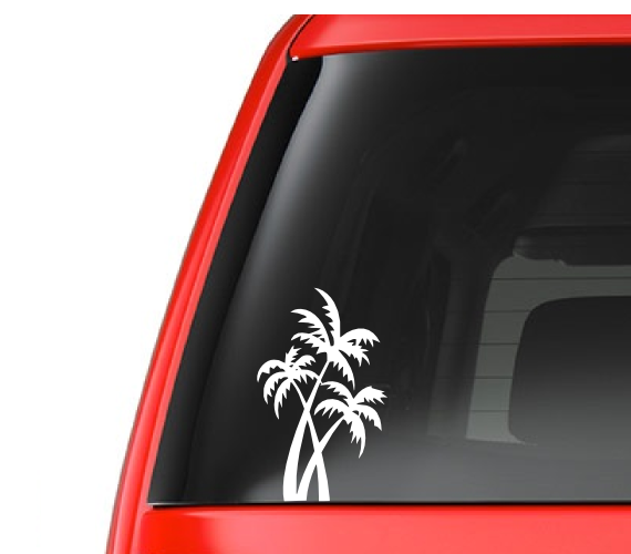 Palm Tree (T5) Vinyl Decal Sticker Car/Truck Laptop/Netbook Window