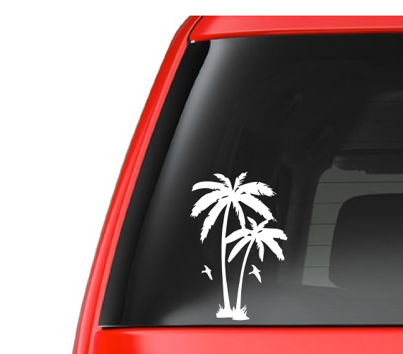Palm Tree (T1) Vinyl Decal Sticker Car/Truck Laptop/Netbook Window