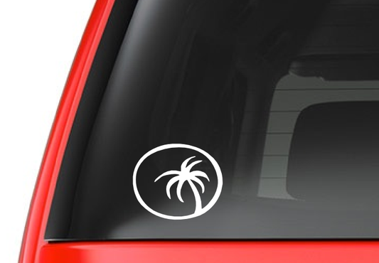 Palm Tree (T9) Vinyl Decal Sticker Car/Truck Laptop/Netbook Window
