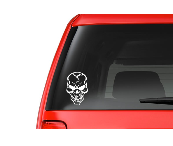 Skull (S1) Vinyl Decal Sticker Car/Truck Laptop/Netbook Window