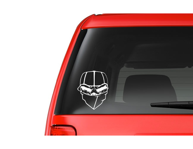 Gangster Skull (S11) Vinyl Decal Sticker Car/Truck Laptop/Netbook Window